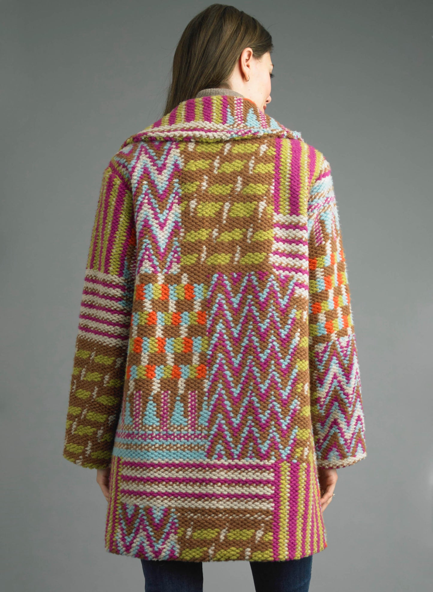Tempo Paris - Boucle Coat - Fuchsia