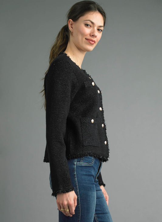 Tempo Paris - Chanel Knit Jacket - Black