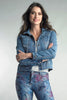 Tempo Paris Tempo Paris - Flor Rev Jacket - Denim available at The Good Life Boutique