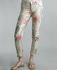 Tempo Paris Tempo Paris - Flora Reversible Pants - Cream available at The Good Life Boutique