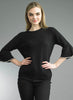 Tempo Paris Tempo Paris - Pearl Edge Sweater - Black available at The Good Life Boutique