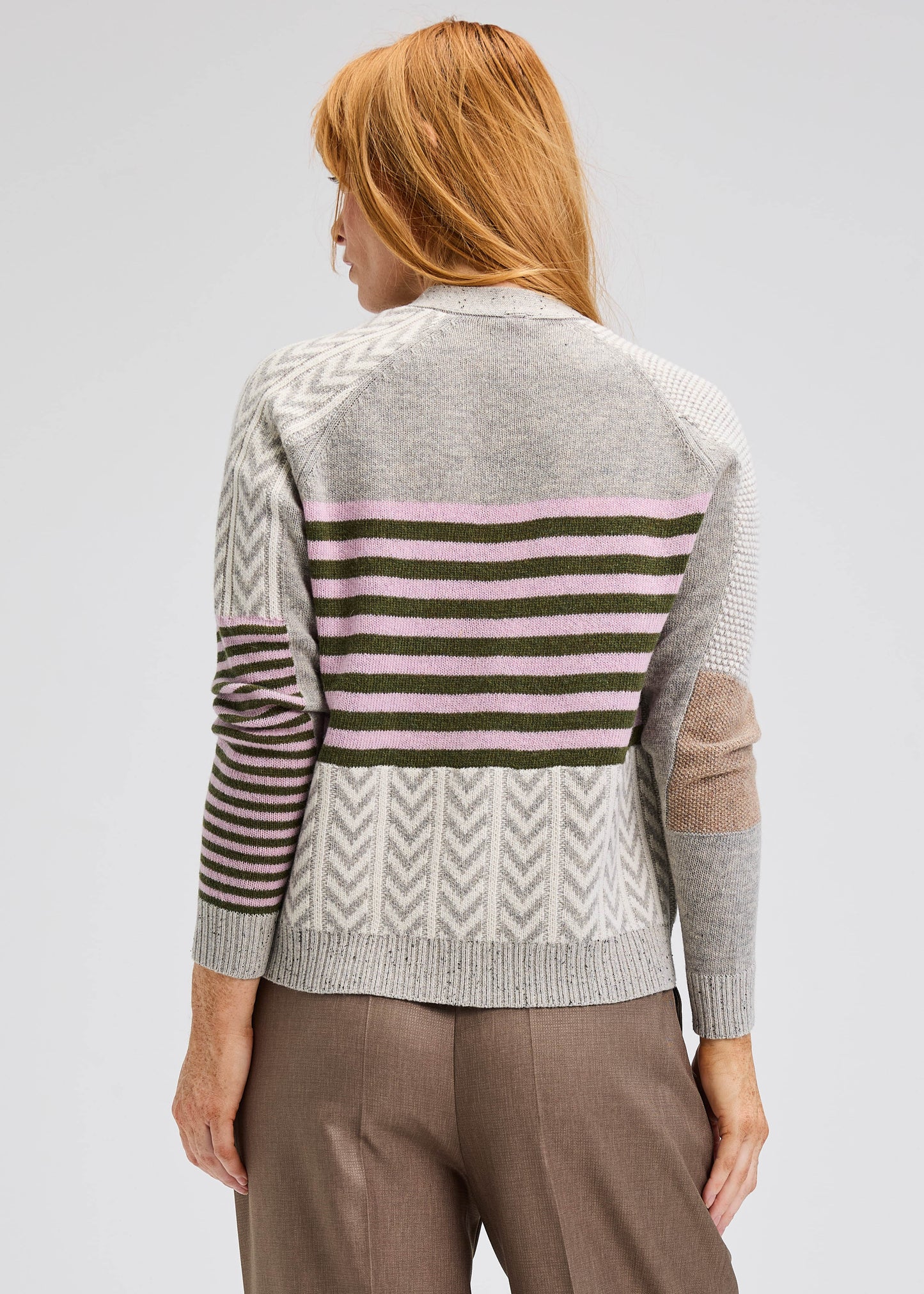 Zaket & Plover Zaket & Plover - Textured Cardi - Marl available at The Good Life Boutique