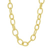 Freida Rothman Textured Heavy Link Toggle Necklace available at The Good Life Boutique