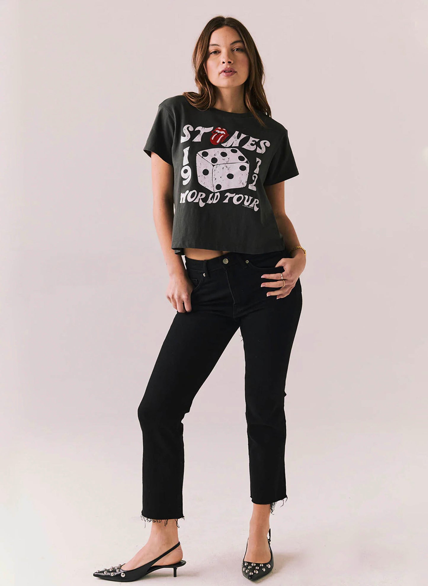 Chaser Chaser The Rolling Stones - Black available at The Good Life Boutique