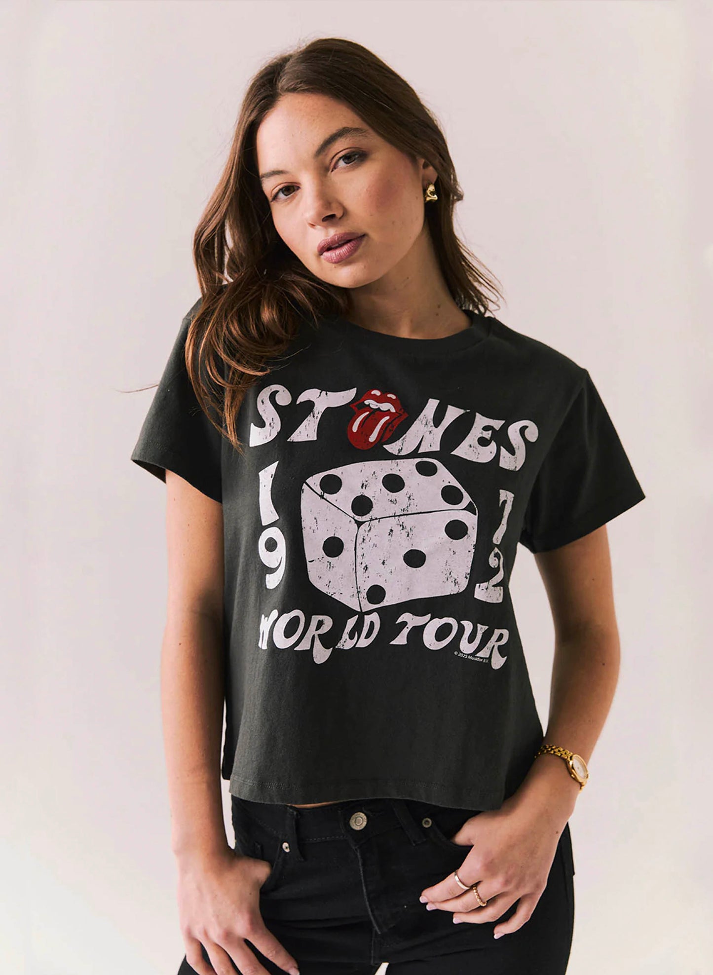 Chaser Chaser The Rolling Stones - Black available at The Good Life Boutique
