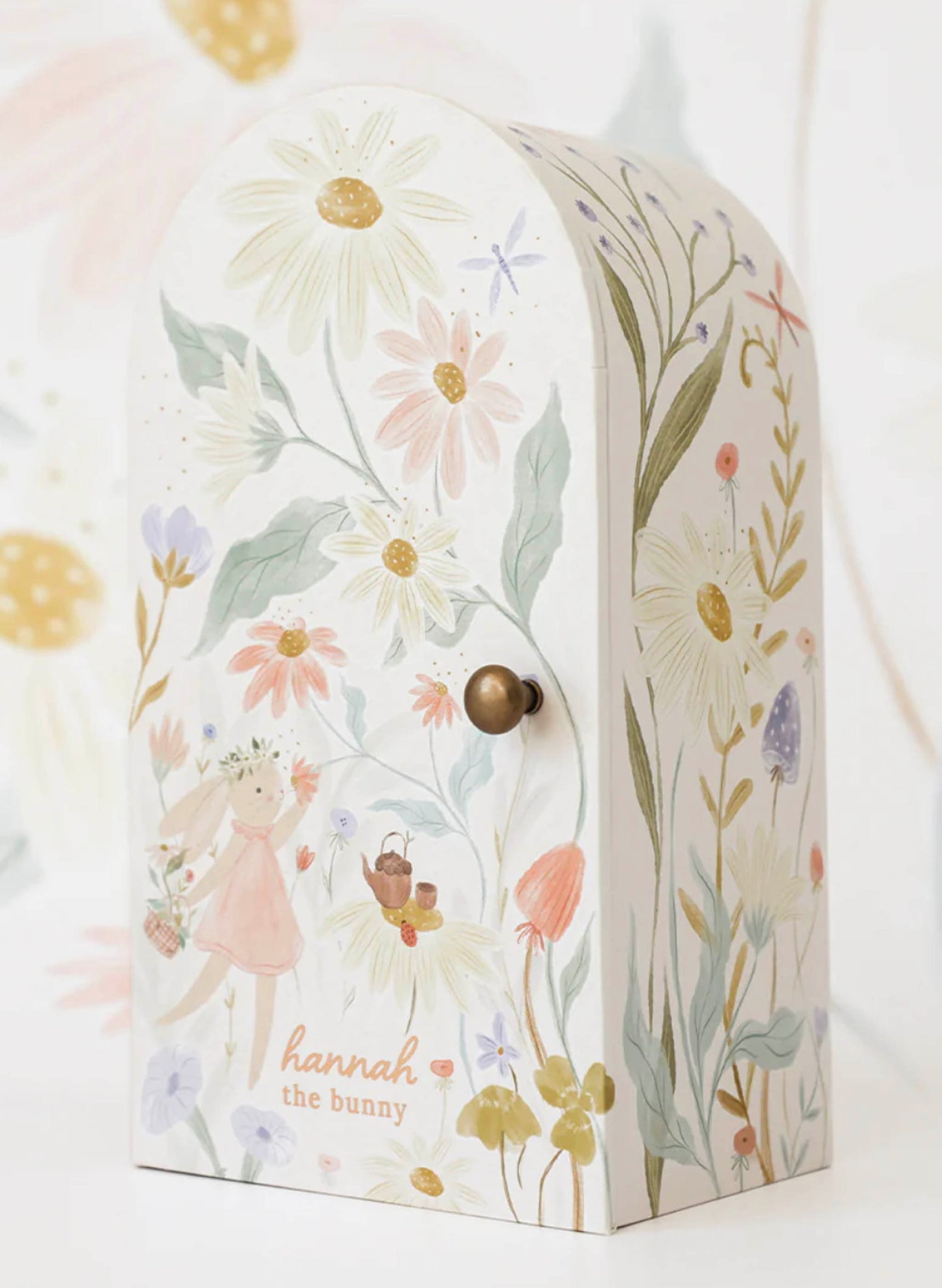 Cuddle&Kind Tiny Hannah The Bunny (Blush) available at The Good Life Boutique