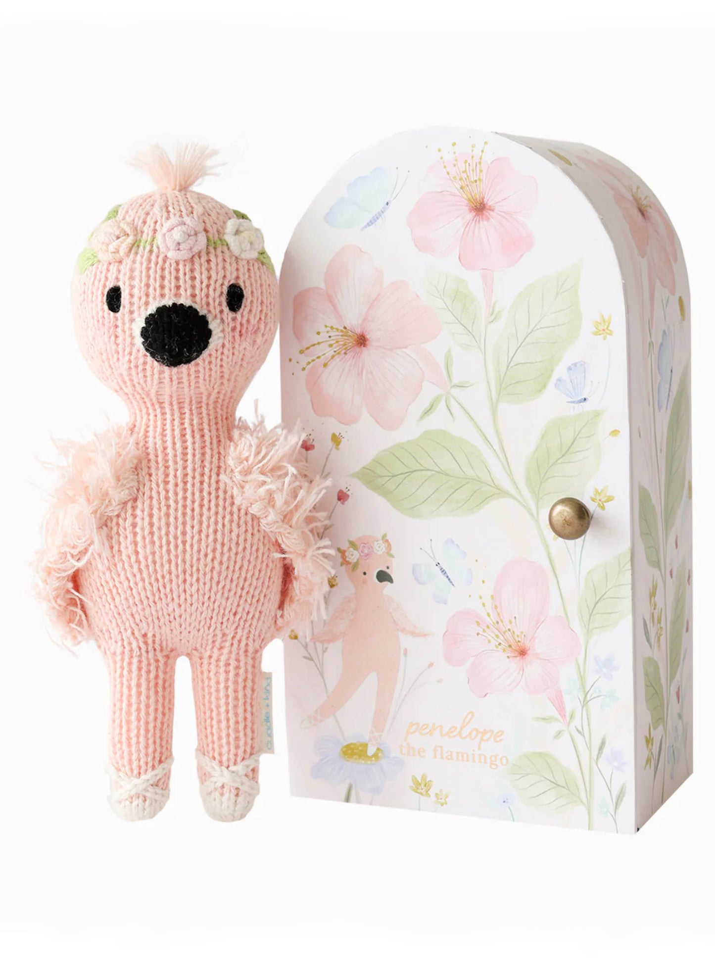 Cuddle&Kind Tiny Penelope The Flamingo available at The Good Life Boutique