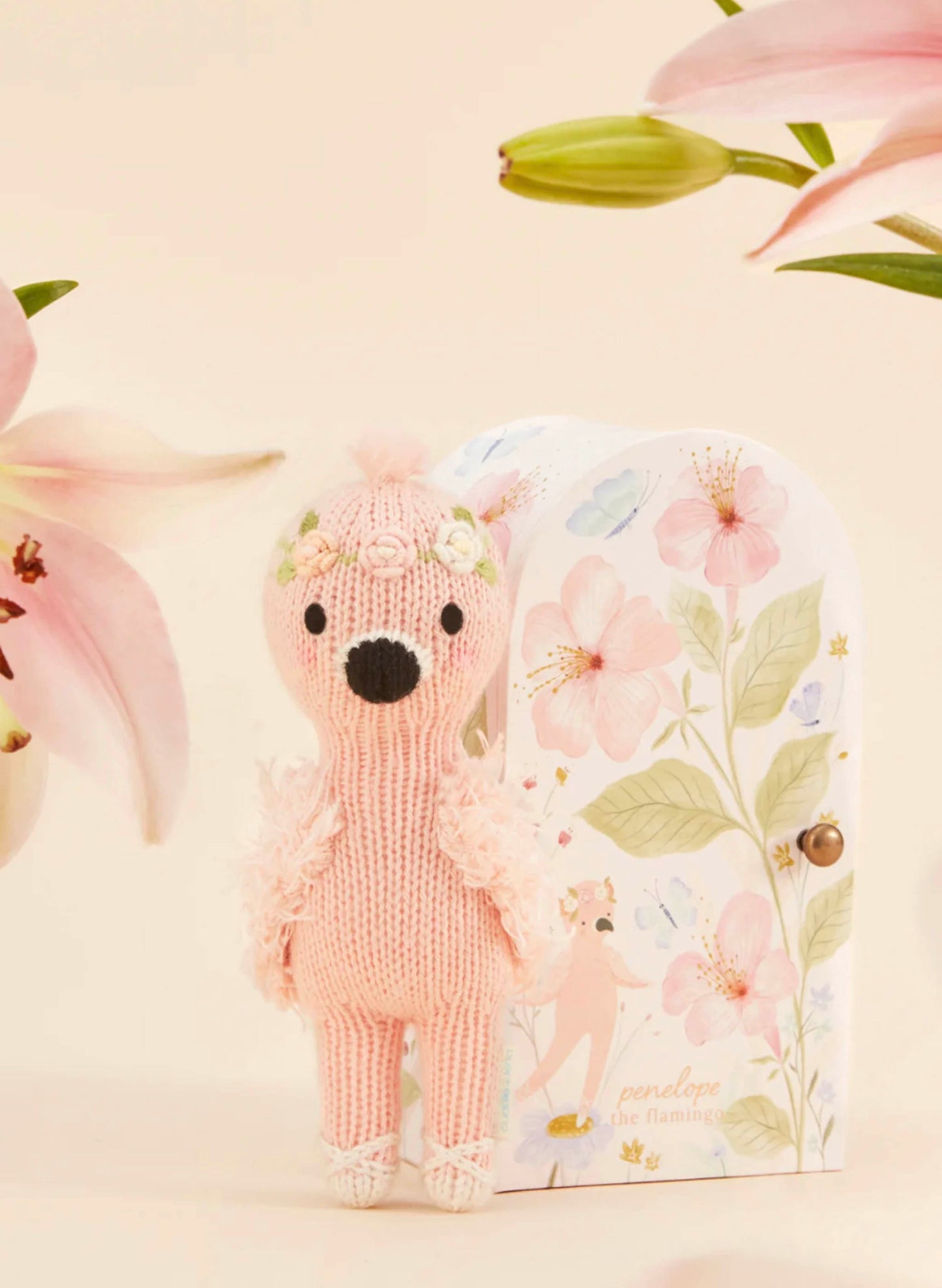 Cuddle&Kind Tiny Penelope The Flamingo available at The Good Life Boutique