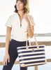 Spartina Tote Bag Navy Stripe available at The Good Life Boutique