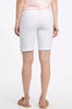 Tribal Tribal - Flatten It Pull On Short W/Snap Slit - White available at The Good Life Boutique