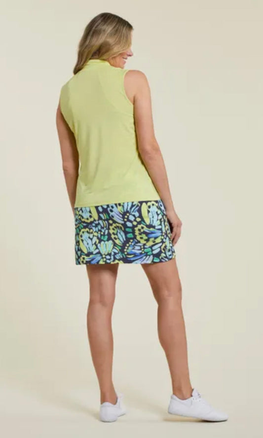 Tribal Tribal - Pull On Skort W/Pockets - Sunnylime available at The Good Life Boutique