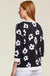 Tribal Tribal - Reversible 3/4 Sleeve Crew Neck Sweater - Black available at The Good Life Boutique
