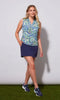 Tribal Tribal - Sleeveless V-Neck Top - Coolblue available at The Good Life Boutique