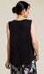 Tribal Tribal - Tank Top W/Buttons - Black available at The Good Life Boutique