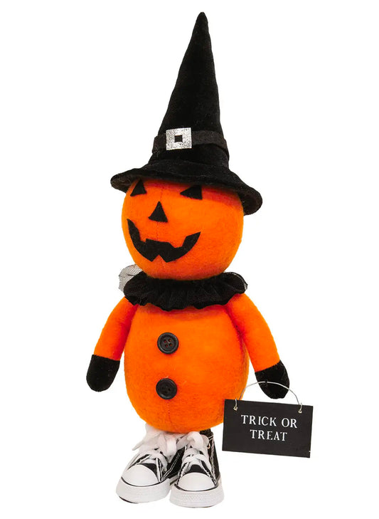 Bright Ideas Trick Or Treat Jack O Lantern Doll available at The Good Life Boutique