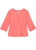 Tunic - Button Down Front -Coral