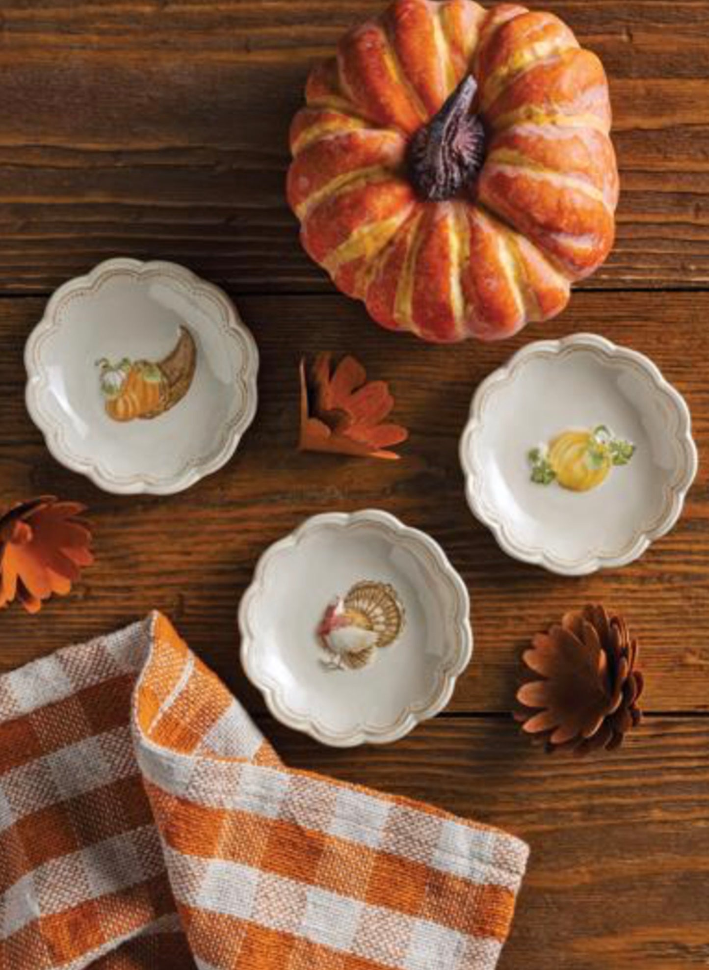 Turkey Gather Dipping Bowl