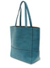 Joy Accessories Turq Faith Raw Edge Tote available at The Good Life Boutique