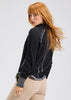 Zaket & Plover Zaket & Plover - Two-Tone Zip Up - Black available at The Good Life Boutique