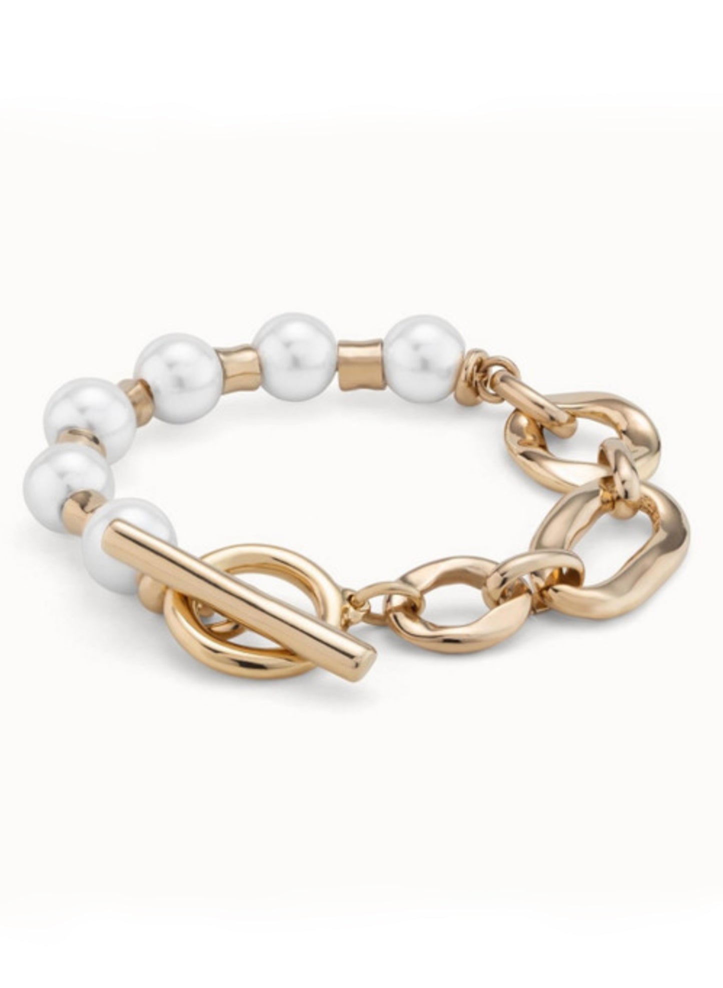 UNO DE 50 UNOde50 - Pearl & Match Bracelet available at The Good Life Boutique