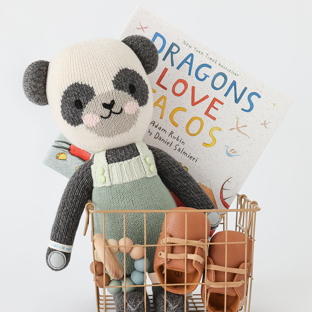 Cuddle&Kind Cuddle + Kind - Paxton The Panda - 13" available at The Good Life Boutique