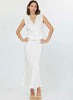 Current Air V Neck Sleeveless Button Down Vest - White available at The Good Life Boutique