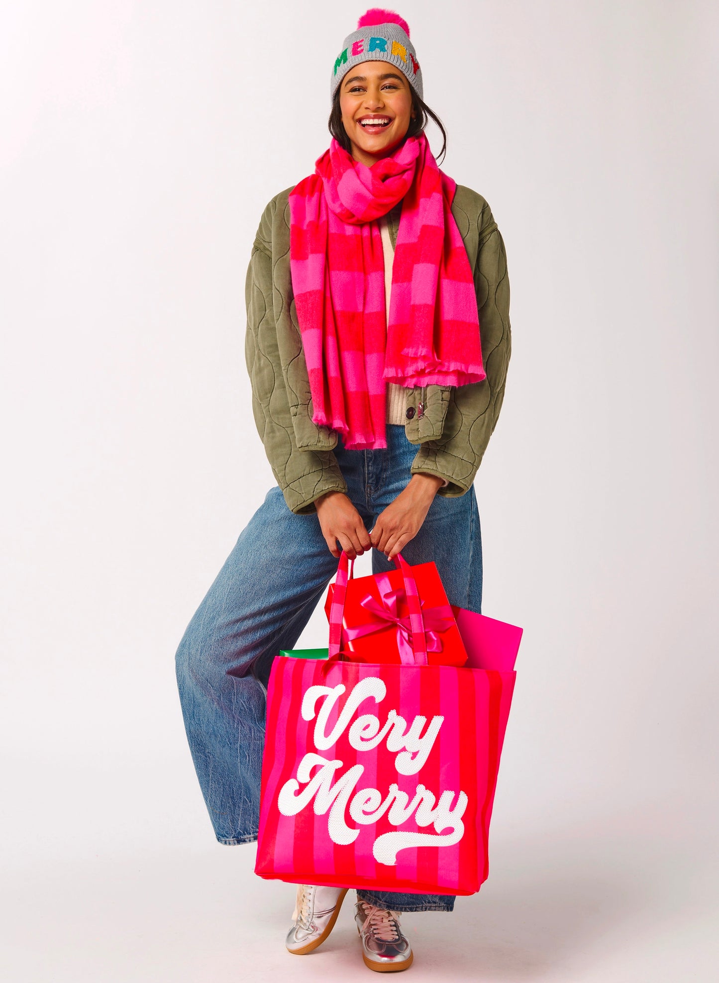 Very Merry Gifting Tote - Red