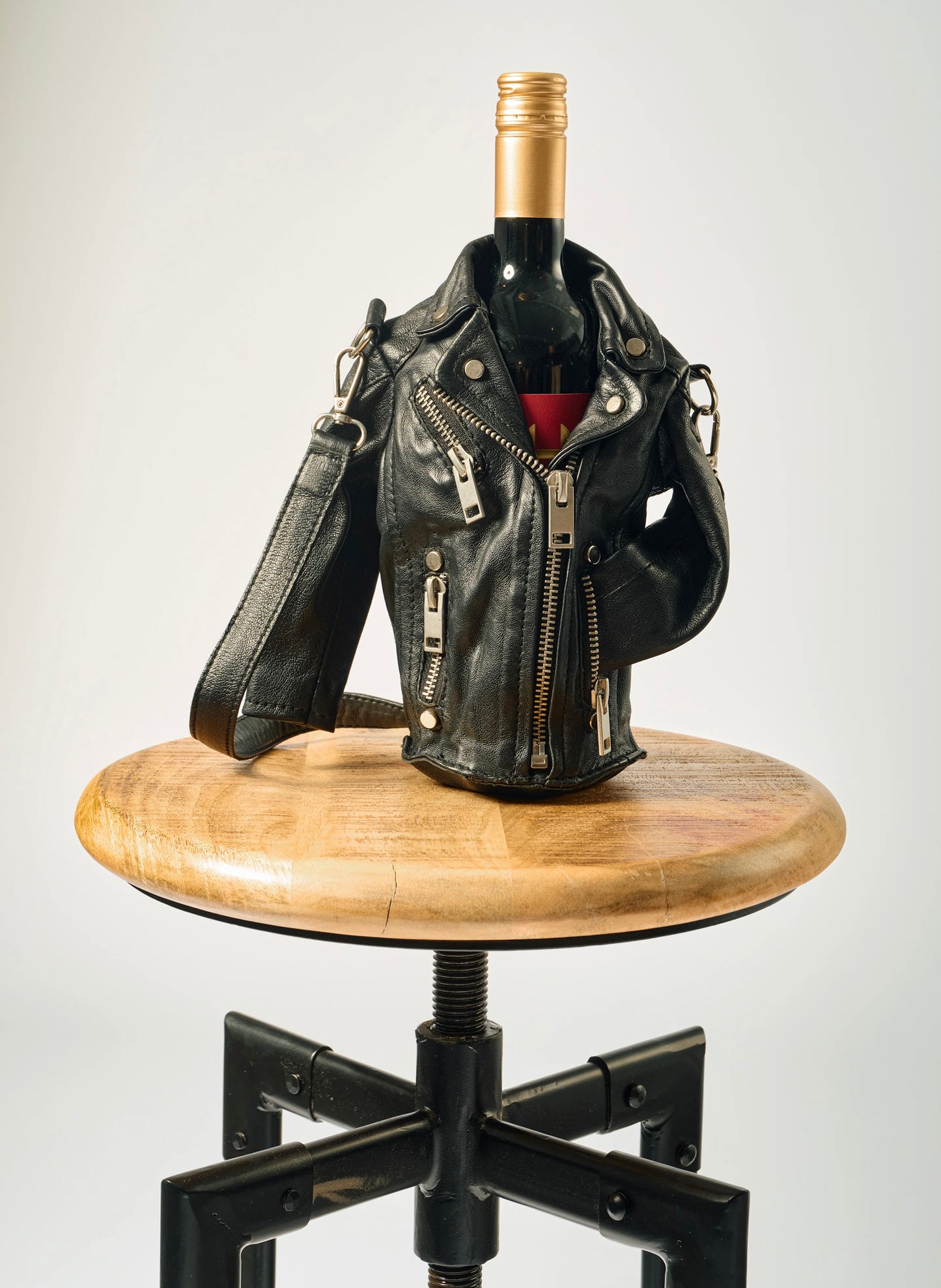 Mauritius - Vino Wine Bottle Holder - Black