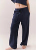 Chaser Chaser Waffle Thermal Billyy Jogger - Midnight Blue available at The Good Life Boutique