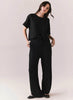 Chaser Chaser Waffle Thermal Billyy Jogger - True Black available at The Good Life Boutique
