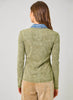 Mystree Washed Thermal Button Down Top - Olive available at The Good Life Boutique