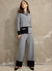 Picadilly Fashions Picadilly Wide Leg Knitted Pant - Black available at The Good Life Boutique