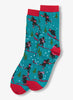Hatley Little Blue House Inc. Wild Winter Woman's Crew Sock available at The Good Life Boutique