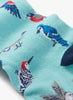 Hatley Little Blue House Inc. Winter Cardinals Woman's Crew Sock - Light Blue available at The Good Life Boutique