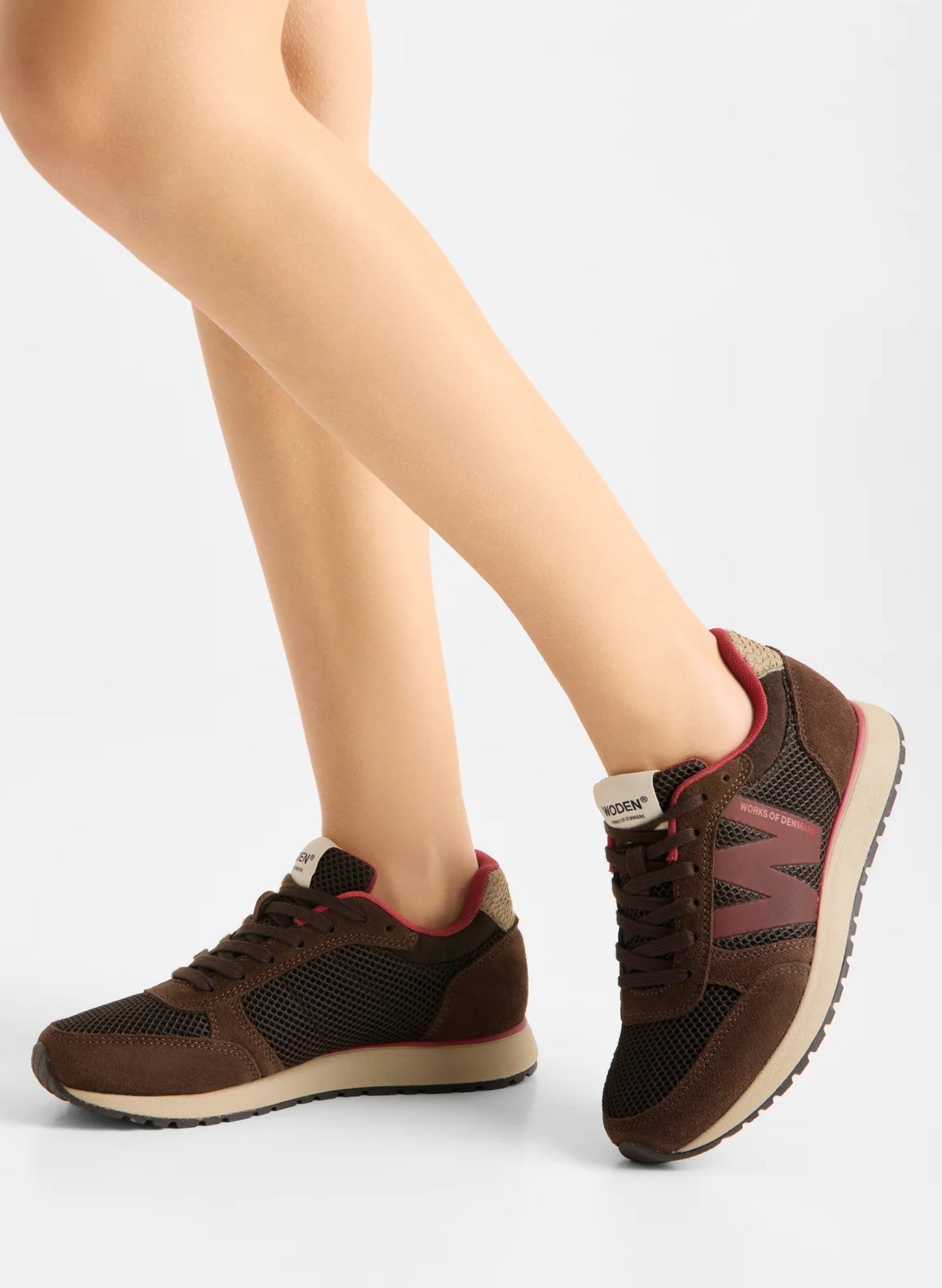 The Good Life Boutique Woden Ronja Icon Sneaker - Cacao Multi available at The Good Life Boutique