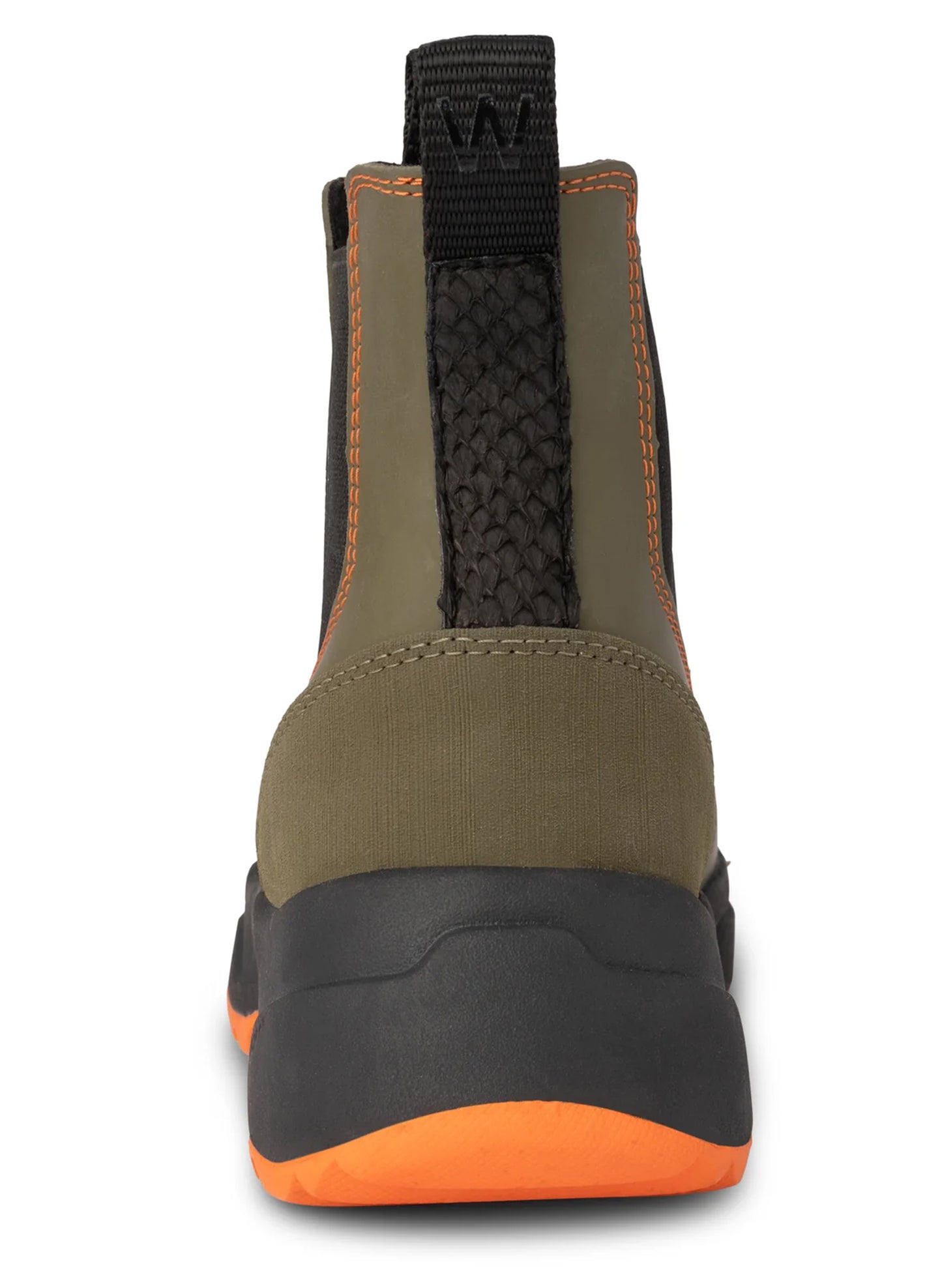 Woden Siri Waterproof Rubber Boots, Dark Olive