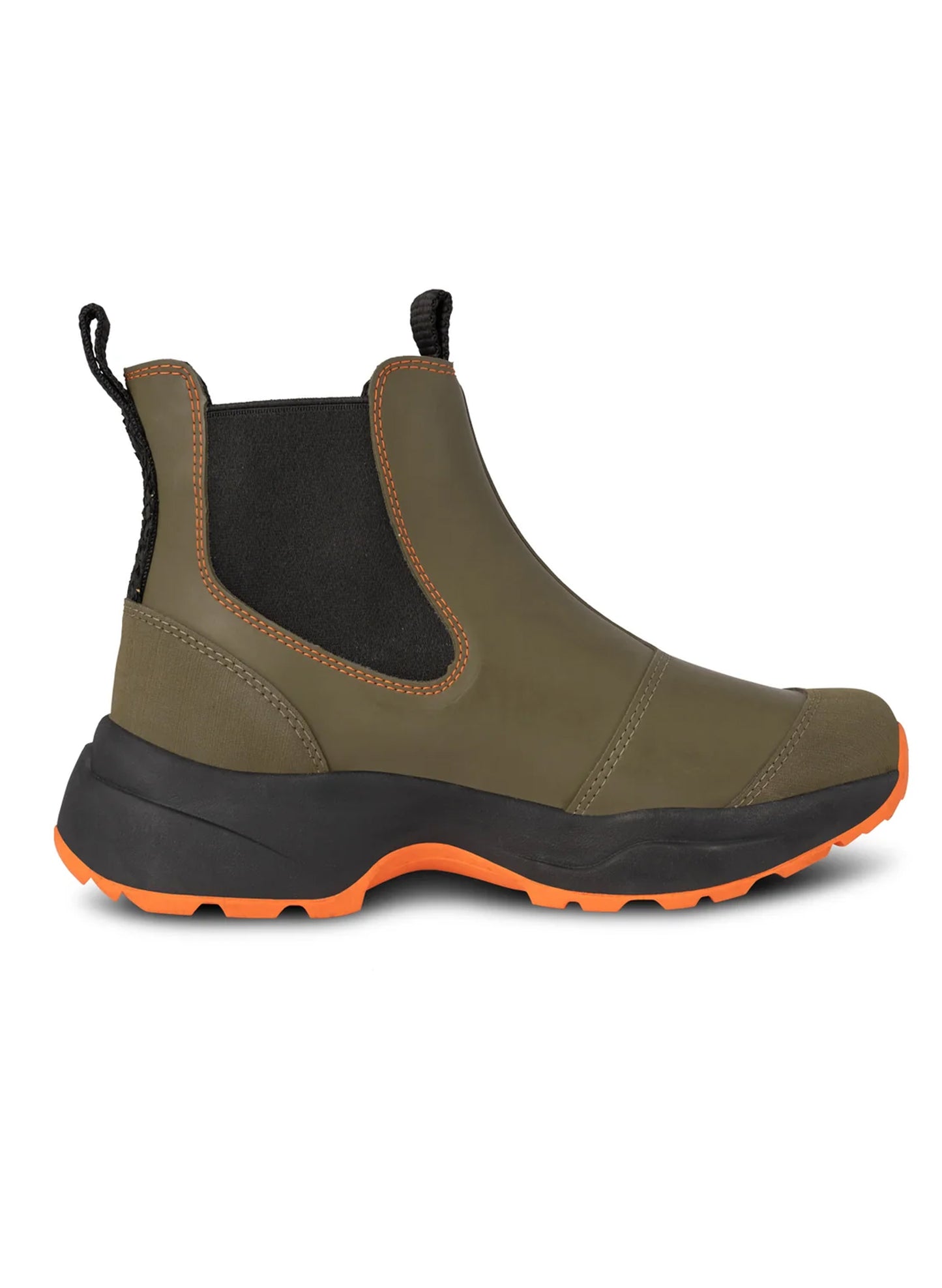 Woden Siri Waterproof Rubber Boots, Dark Olive