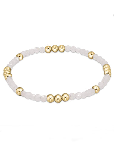 enewton design Worthy Pattern 3mm Bead Bracelet - Moonstone available at The Good Life Boutique