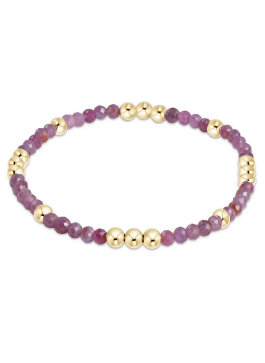 enewton design Enewton - Worthy Pattern 3mm Bead Bracelet - Ruby available at The Good Life Boutique