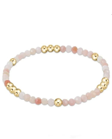 enewton design Worthy Pattern 3mm Bed Bracelet - Pink Opal available at The Good Life Boutique