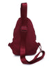 Sol & Selene Sol & Selene - Beyond - The Horizon - Woven Sling Backpack - Wine available at The Good Life Boutique