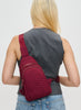 Sol & Selene Sol & Selene - Beyond - The Horizon - Woven Sling Backpack - Wine available at The Good Life Boutique