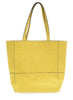 Joy Accessories Yellow Faith Raw Edge Tote available at The Good Life Boutique