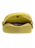 Joy Accessories Yellow Larissa Double Zip Dome Crossbody available at The Good Life Boutique