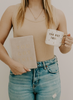 You Got This - Tan and Gold Foil Fabri Journal