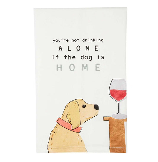 Mud Pie You're Not Drinking Dog Towel available at The Good Life Boutique