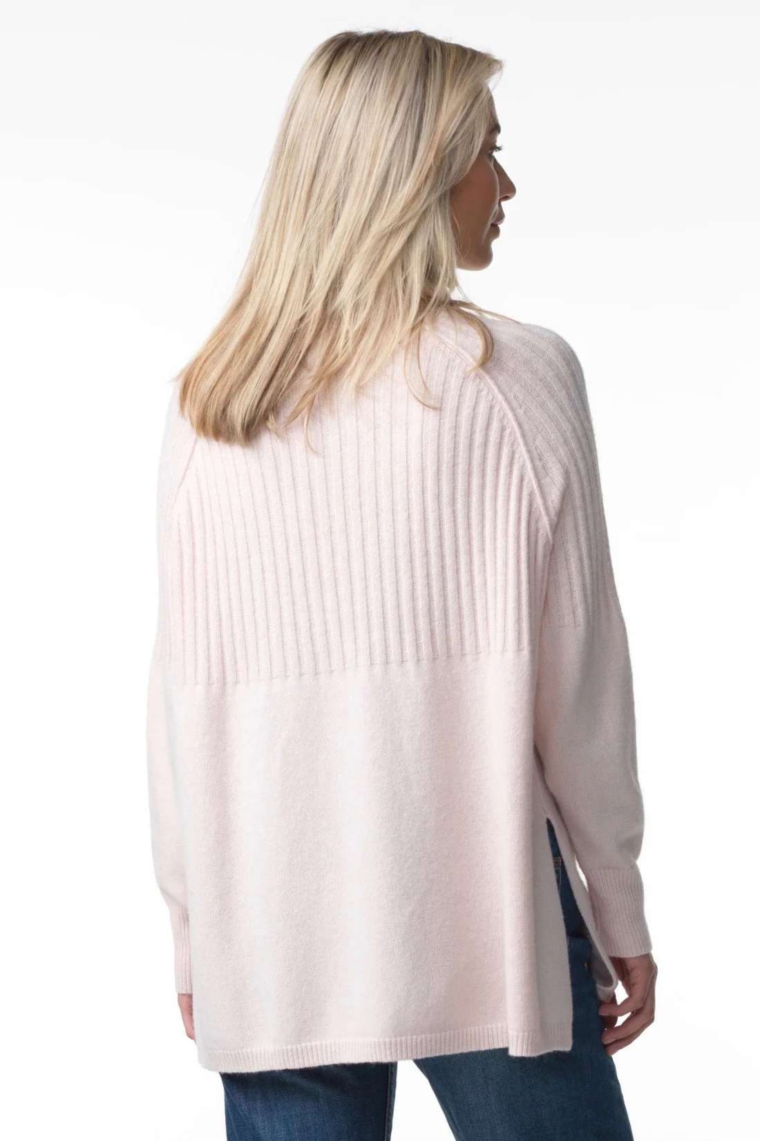 Zaket & Plover Zaket & Plover - Rib Detail Sweater - Champagne available at The Good Life Boutique