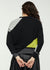 Zaket & Plover Zaket & Plover - Intarsia Trim Sweater - Black available at The Good Life Boutique