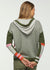Zaket & Plover Zaket & Plover - Birdseye Hoodie - Olive Combo available at The Good Life Boutique