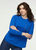 Zaket & Plover Zaket & Plover - Whip Stitched Sweater - Blue available at The Good Life Boutique